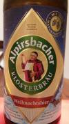 Alpirsbacher Klosterbräu Weihnachtsbier Etikett
