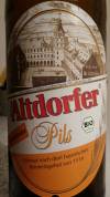 Altdorfer Alkoholfreies Pils Etikett