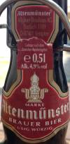 Altenmünster Brauer Bier Urig Würzig