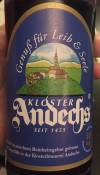 Andechser Export Dunkel Etikett