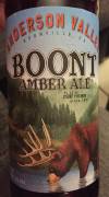 Anderson Valley Boont Amber Ale Etikett