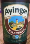 Ayinger Kellerbier Etikett