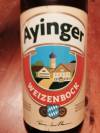Ayinger Weizenbock Etikett