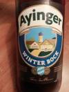 Ayinger Winter Bock Etikett