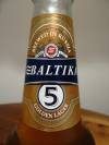 Baltika 5 Golden Lager Etikett
