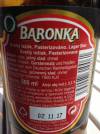 Baronka Svetlý Ležák Etikett Rueck
