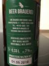 Beer Brauerei Düstern Bock Etikett Rueck
