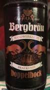 Bergbräu Doppelbock Etikett