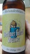 Berliner Kindl Weisse Holunderblüte Etikett