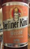 Berliner Kindl Weisse Rhabarber Etikett