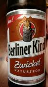 Berliner Kindl Zwickel Naturtrüb Etikett
