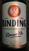 Binding Römer Pils Etikett
