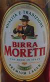 Birra Moretti Etikett