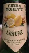 Birra Moretti Radler Limone Etikett