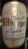 Bitburger Light Etikett