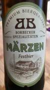Borbecker Spezialitäten Märzen Etikett