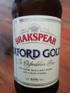 Brakspear Oxford Gold Etikett