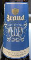 Brand Weizen Etikett