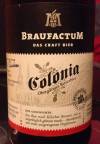BraufactuM Colonia Etikett