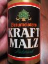 Braumeisters Kraftmalz Etikett