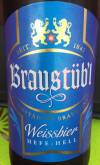 Braustüb'l Weissbier Etikett