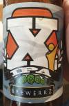Brewerkz X IPA Etikett