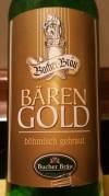 Bucher-Bräu Bären Gold Etikett