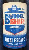 Buddelship Great Escape Etikett