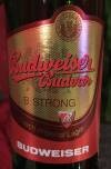 Budweiser Budvar B:Strong Etikett