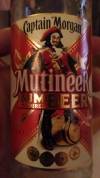 Captain Morgan Mutineer Rum Flavoured Beer Etikett