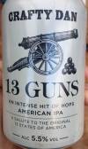 Thwaites Crafty Dan 13 Guns Etikett