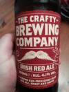 The Crafty Brewing Company Irish Red Ale Etikett