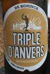 De Koninck Triple D'Anvers Etikett