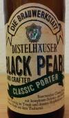 Distelhäuser Black Pearl Classic Porter Etikett