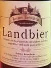 Dorster Kesselbräu Landbier Etikett