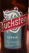 Duckstein Saphir Kellerbier Grand Cru  (Braumeister Edition No 8) Etikett
