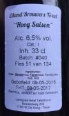 Eiland Brouwers Hoog Saison Rücketikett