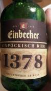 Einbecker Ainpöckisch Bier 1378 Etikett
