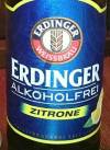 Erdinger Alkoholfrei Zitrone Etikett