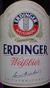 Erdinger Weißbier Etikett