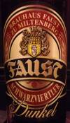 Faust Schwarzviertler Dunkel Etikett