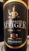 Feldschlößchen Schwarzer Steiger Etikett