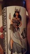 Fräulein Brauer Brunhilde Braunbier Etikett