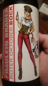 Fräulein Brauer Roter Oktober Bock Etikett