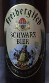 Freibergisch Schwarzbier Etikett