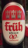 Früh Kölsch 0,0 Alkoholfrei Etikett