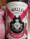 Fürst Wallerstein Fürsten Export Original Etikett