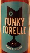 Funky Forelle Etikett