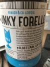 Funky Forelle Etikett Rück