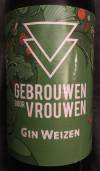 Gebrouwen Door Vrouwen Gin Weizen Etikett